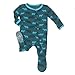 KicKee Pants Baby Boys Footie Cedar Brown Bear