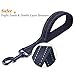 VIVAGLORY Short Dog Leash Closelyt Traffic Leash for Dog with Soft Padded Handle for Training & Walking, Padded Neoprene & Heavy Duty, 12inch, Black