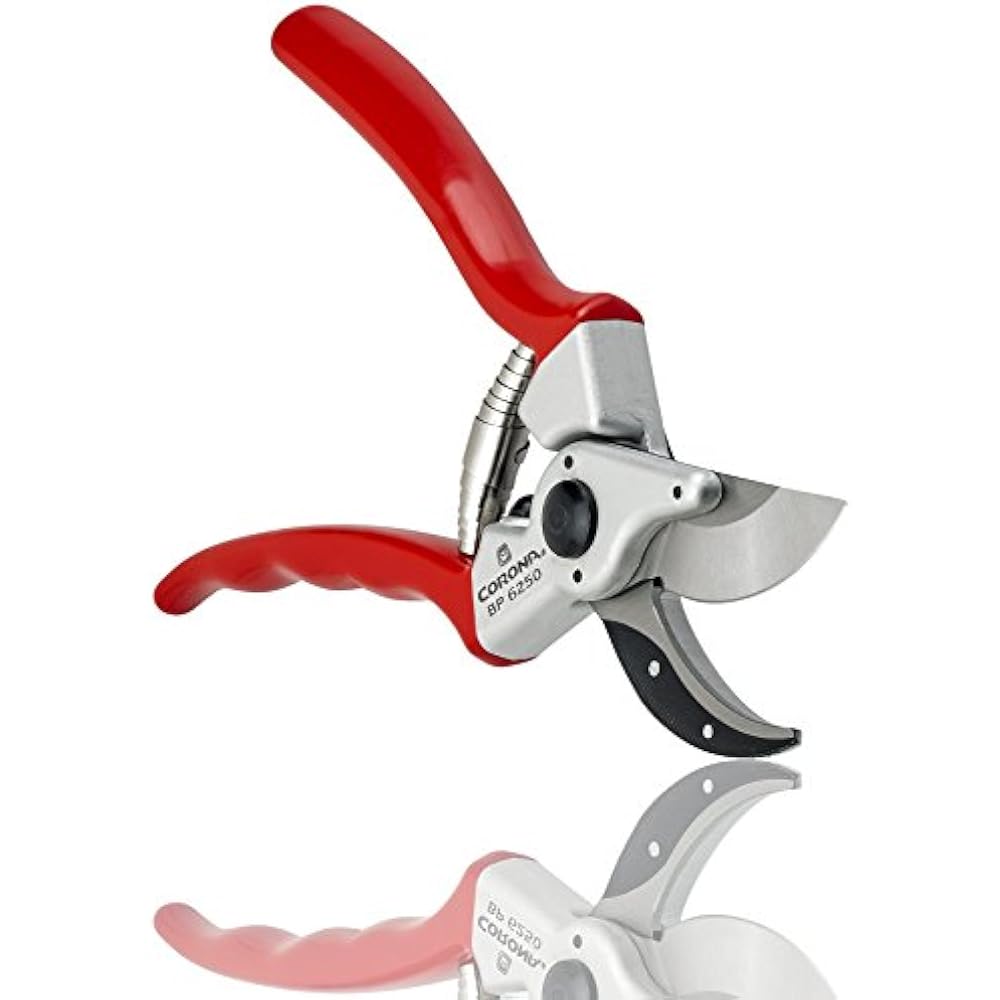 Corona BP 6250 Aluminum Bypass Hand Pruner, 1 Inch Cut, Red
