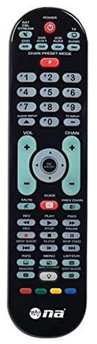 Universal TV Remote Control Smart 6 Function Device Controls 350+ Brands Sound Bar Steaming Back Lit Easy to Program