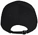 Substantial Production Classic Plain Soft Cotton Unconstructed Curved Bill, Curved Brim Adjustable Back Closure Baseball Cap Hat (Black)