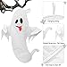 Halloween Decorations Outdoor, Super Large Halloween Ghost Decorations for Tree with Easy Hanging Lanyard - 59 inch
