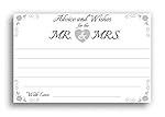 Home Advantage - (50 Pack) 4x6 Advice and Wishes for the Mr. & Mrs. cards