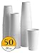 COMFY PACKAGE 20 oz. White Paper Hot Cups [50 PACK]