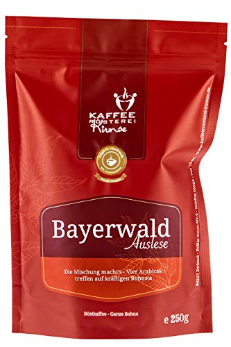 Kaffeerösterei Kirmse I Kaffee Bayerwald Auslese I 250g I Kaffeemischung I Kaffee gemahlen I Handverlesen I Fair…
