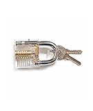 GoldLock Cutaway Professional Transparent Practice Padlock For Locksmith Training