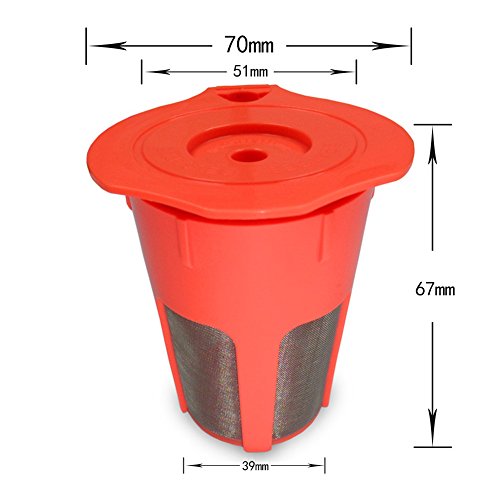 Seahome PP Plastic Coffee Filter Mug Capsule Cup Mesh Strainer Green Tea Percolator Reusable for Every Coffee - Thumbnail 5