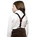 HOLD'EM Suspenders for Kids - 1 Inch Suspender Perfect for Tuxedo - Brown (22