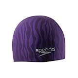 Speedo 7510074 Unisex Hydro Tribe Silicon Cap, Purple, OS