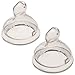 NUK Wide Neck Silicone Nipple, Fast Flow, Size 2, 2-Count (1 Package)
