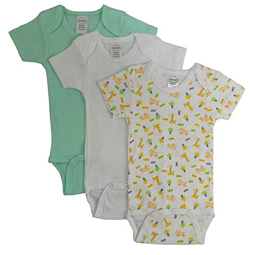 Bambini Preemie Boys Short Sleeve Printed Variety Pack