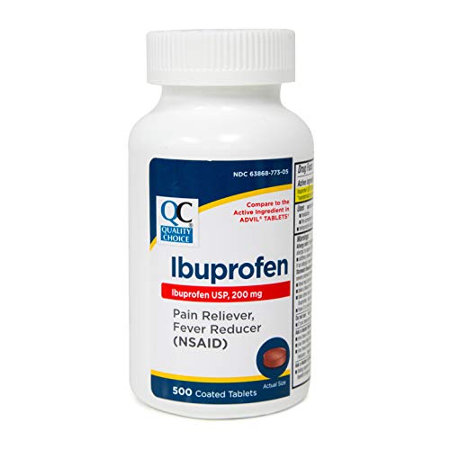 Quality Choice Ibuprofen 200mg. Tablet 500Count Plastic Bottle