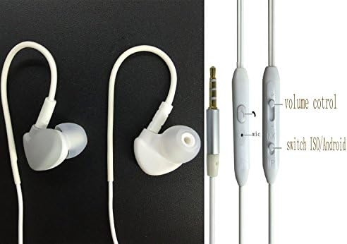 Sport Earphones,buyit?premium Earbuds Noise Isolating with Mic Stereo &amp; Volume Control 3.5mm Headphone Earphone Compatible for Apple Iphone Ipod Ipad Samsung HTC Android Smartphone Mp3 Players