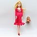 Papabasi Educational Real Pregnant Doll Suits Mom Doll Have a Baby In Her Tummy For Barbie