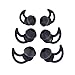 6 Pairs Replacement Silicone Ear Tips Earbuds Buds Stayhear for Bose QC30 QC20 SIE2i IE2 IE3 Soundsport Wireless Headphones, (Black)thumb 4