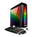 CybertronPC Rhodium GXM7203A Gaming PC - AMD Ryzen 7 1700 3.0GHz 8-Core,16GB DDR4, GeForce GTX 1050 Ti,250GB SSD, 2TB HDD,RGB Light w/Rem, Win 10 Home