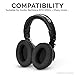 Micro Suede Replacement Ear Pads for HyperX Cloud & Alpha, ATH M50X, Steelseries Arctis, Logitech G Pro & More Headphones, Soft Velour, Memory Foam & Long Lasting Earpads by Brainwavz