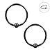 Ruifan 20G 10mm Nose Hoop Lip Eyebrow Tongue Helix Tragus Cartilage Septum Piercing Ring 8PCS - Mix Color