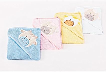 Picci Drap De Bain Brode Lola Pour Bebe Avec Capuche Blanc Amazon Fr Bebes Puericulture