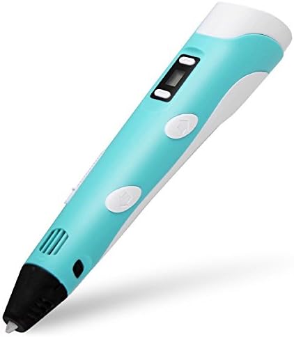 Wingsmarketshop 3D Printing Pen for Doodling, Art & Craft Making, 3D Modeling and Education, ABS-PLA Filaments-Arts-Printer-Tool (Blue)