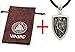 GuoShuang Viking Mens Necklaces Silver Jewelry Pendant Necklace Stainless Steel Vintage Jewelry Set of Axe Necklace Wolf Necklace Mjolnir Necklace & Compass Necklace Viking Gifts For Men 24 Inches