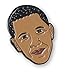 Forge Celebrity Character Enamel Lapel Pins (Obama)