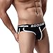 NEARTIME Men's Underwear, Mens Boxers Pouch Shorts Underpants Sleepwear (L, Black)
