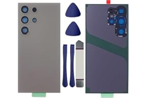 Galaxy S24 Ultra Rear Back Glass Replacement Compatible with Samsung Galaxy S24 Ultra, Galaxy S24 Ultra 5G Back Glass Replace