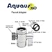 RinseWorks - Aquaus Brass Faucet Diverter Valve with Male Thread Adapter/NSF/ANSI 61 Low Lead Compliant for Drinking Water System