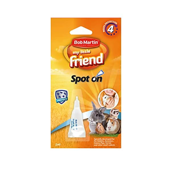Bob Martin | Spot On Flea Treatment for Small Pets (Rabbits, Hamsters & Guinea Pigs ) |Protection Against Fleas, Ticks…