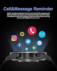 Smart Watch for Men Fitness Tracker Bluetooth Calls