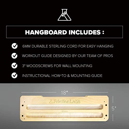 Friction Labs Hangboard The Only Board You Can Hang Anywhere or