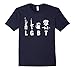 Men's Liberty Guns Beer Trump Support T-shirts Funny Parody LGBT Large Navy