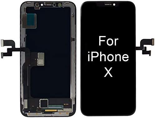 Touch OEM Preium TFT LCD Replacement for iPhone 5, 5s, 5c, 6, 6 Plus, 6s, 6s Plus, 7, 7 Plus, 8,8plus, X (White, X)