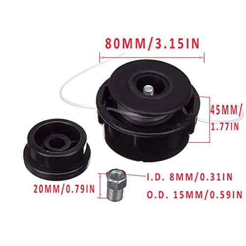 Replacement Accessories Trimmer Head for Poulan Weed Eater FL20 FL21 Garden Edging Decor by Yliquor - Thumbnail 2