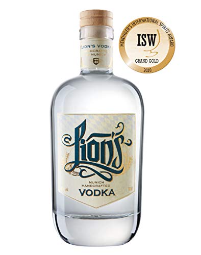 LION's Vodka Munich Handcrafted Vodka, Bio-zertifiziert ,Mit süßfruchtigen Getreidearomen, Eastern Style Vodka – Bild 4