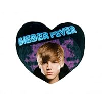 Linenideas Justin Bieber Fever Heart Shaped Cushion