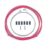 YESON Bike Brake Cable and Housing Set Mountain Bicycle Brake Cable and Housing Kit Brake Cable Wire Replacement Universal Standard for MTB or Road Bikes