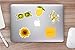 Cool & Trendy Aesthetic Laptop/Water Bottle Sticker Pack for Teens, Kids, Girls and Boys - Hydro Flask Decal Stickers - Yellow Summer Vinyl Stickers - Durable, 100% Vinyl & Waterproof Stickers