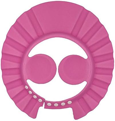 Chase Fans Baby Shower Cap with Ear Protection Pads Comfortable Adjustable Soft Shampoo Shower Bathing Cap for Baby Children Kids (Style 1)