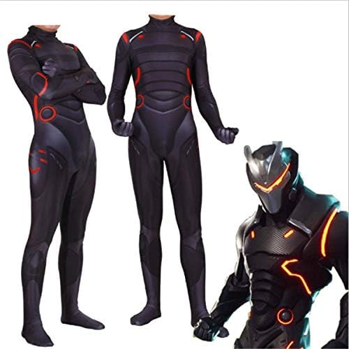 Adulte Enfants Jeu Cosplay Costume Omega L'oubli lien Zentai Body Costume Combinaisons Led Masque Halloween
