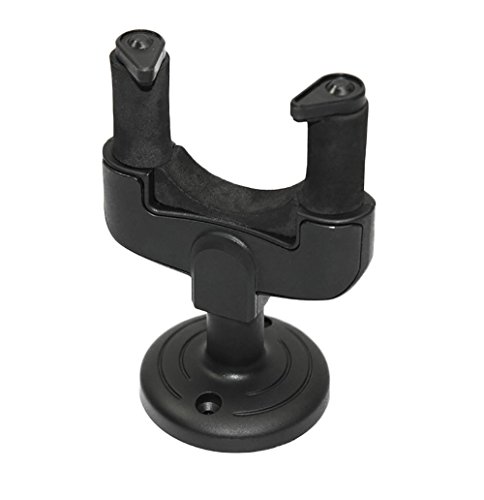 ZEALUX Guitar Hook Wallmount Guitar Hanger, Fit for All String Instruments (Black) (NO.1) - Thumbnail 2