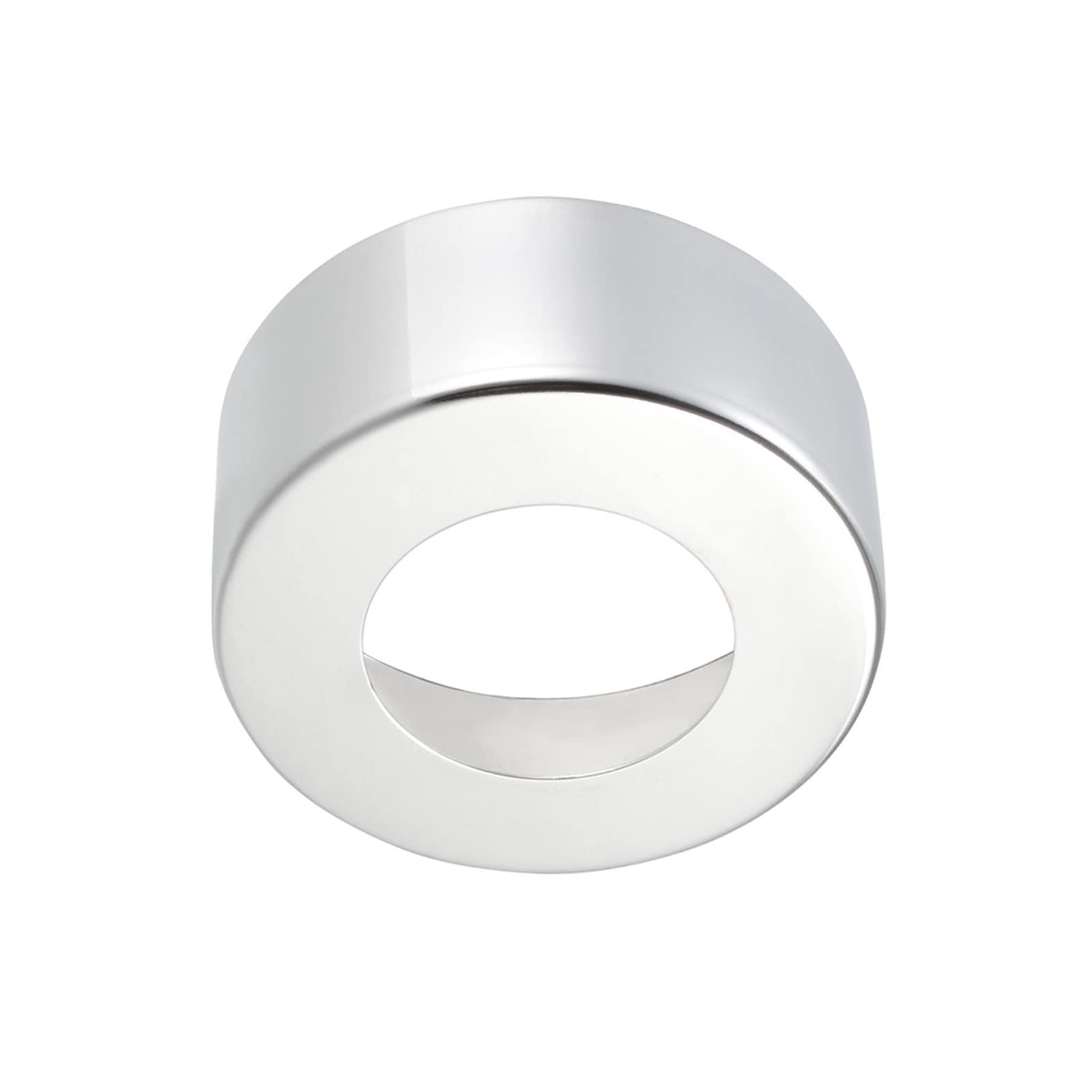 DTGN 60x25mm(DxT) Round Escutcheon Plate - Good for Bathroom Kitchen 33mm Dia Pipe - 201 Stainless Steel Water Pipe Cover - Silver Tone