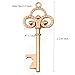 Makhry 50pcs Wedding Favors Skeleton Key Bottle Openers Wedding Guest Gifts For Wedding Party Favors Bridal Baby Shower Anniversary Graduation Party (Rose Gold)