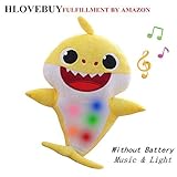 Baby Shark Official Singing Plush, Music Sound Baby Shark Plush Doll Soft Baby Cartoon Shark Stuffed & Plush Toys Singing English Song for Kids Gift Children Girl
