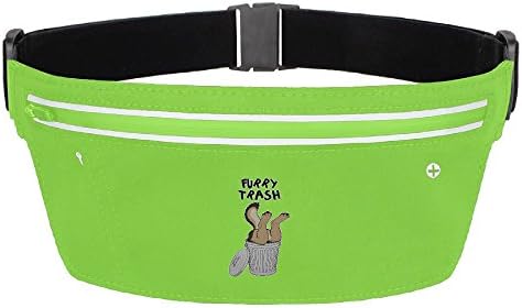 Fanny Pack Furry Trash Waist Bag Stealth Running Bum Bags Travel Pocket