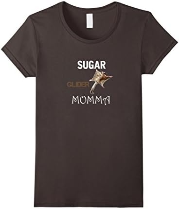 Women's Sugar Glider  Pet Momma Shirt Small Asphalt