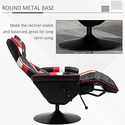 Vinsetto Gaming Chair, Racing Style Computer Recliner with Lumbar