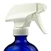 Empty Blue Glass Spray Bottle - 16 oz Refillable Container