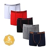 DOURA Boys Cotton Shorts Boxer Briefs Toddler Underwear 5 Pack